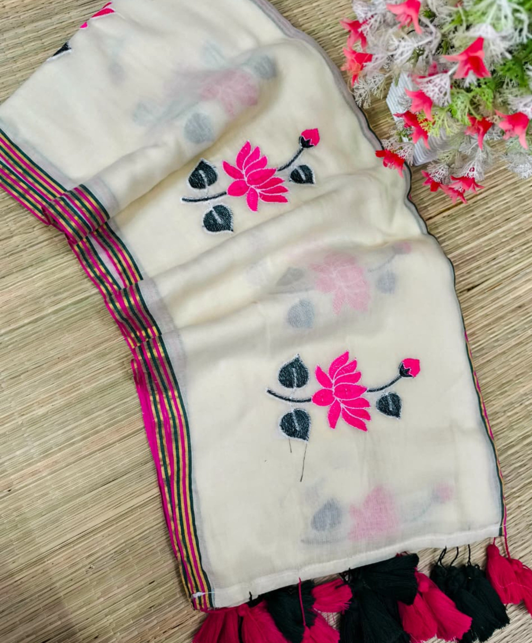 mul cotton saree