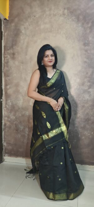 Handloom Maheshwari mango butta sarees